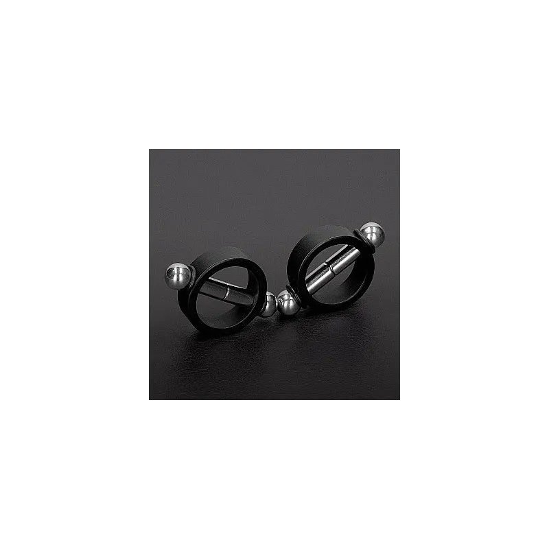 Triune Pinces magnétiques pour tétons Pincher Noires